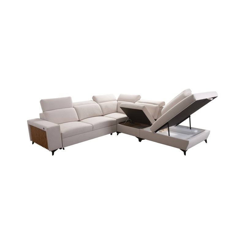 Alto IX corner sofa with a sleeping function, adjustable headrests, and a USB port Alto IX corner sofa with a sleeping function, adjustable headrests, and a USB port