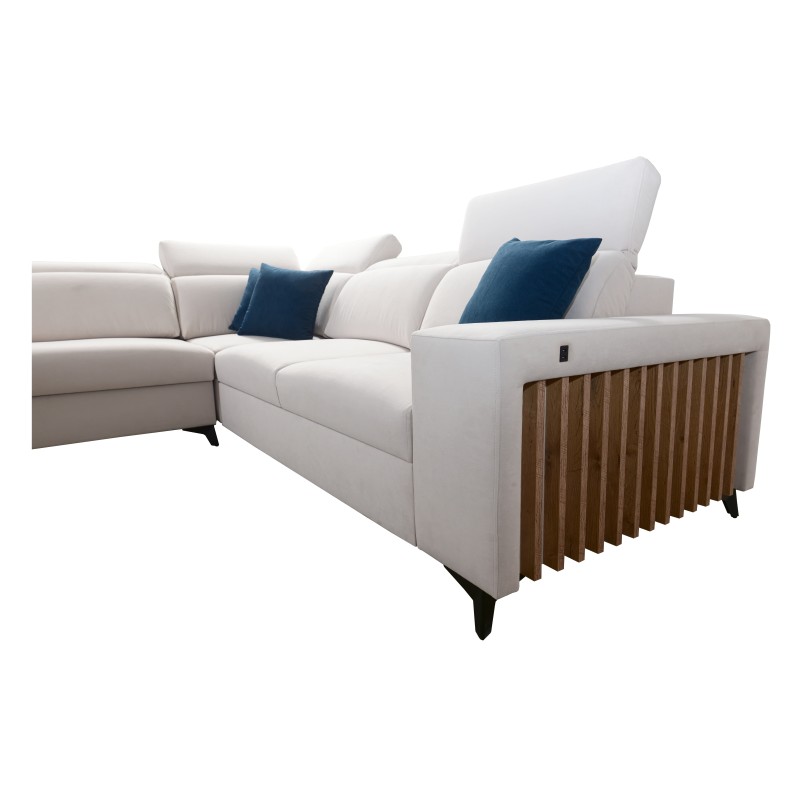 Alto IX corner sofa with a sleeping function, adjustable headrests, and a USB port Alto IX corner sofa with a sleeping function, adjustable headrests, and a USB port