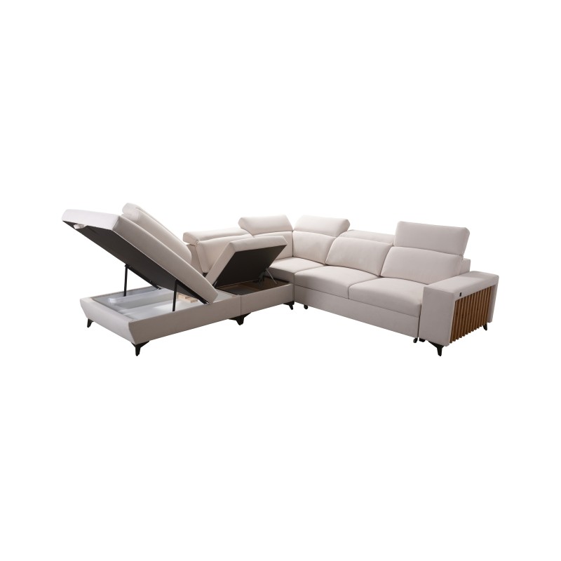 Alto IX corner sofa with a sleeping function, adjustable headrests, and a USB port Alto IX corner sofa with a sleeping function, adjustable headrests, and a USB port