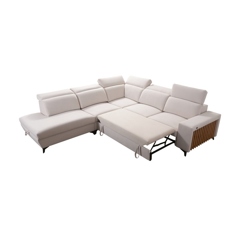Alto IX corner sofa with a sleeping function, adjustable headrests, and a USB port Alto IX corner sofa with a sleeping function, adjustable headrests, and a USB port