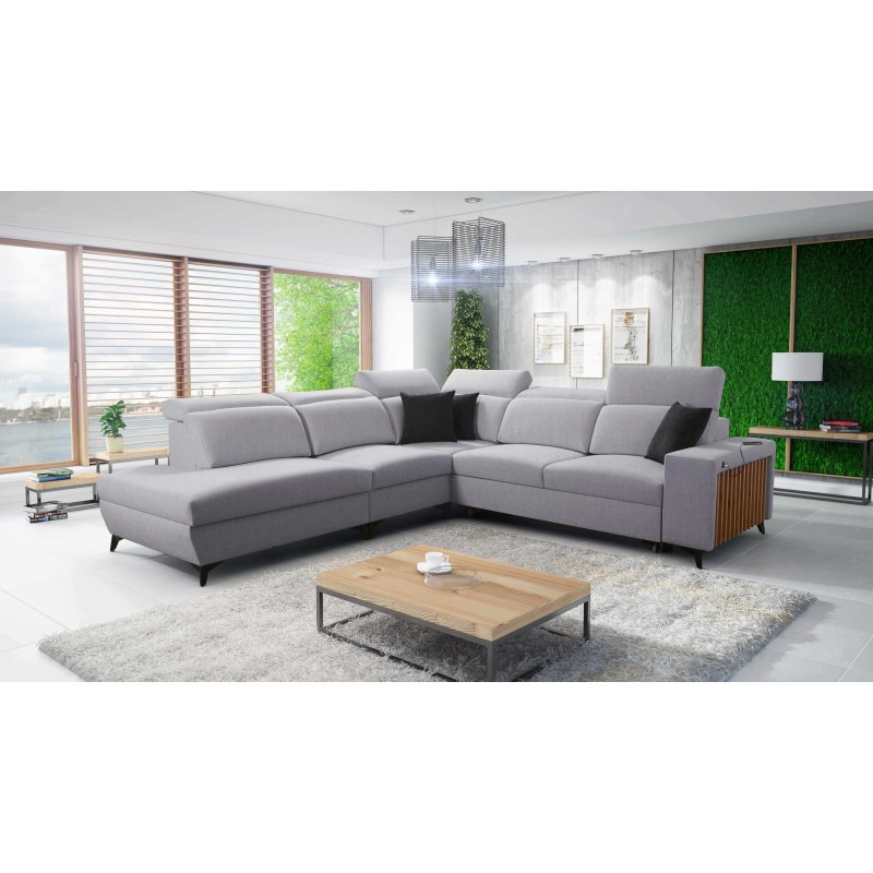 Alto IX corner sofa with a sleeping function, adjustable headrests, and a USB port Alto IX corner sofa with a sleeping function, adjustable headrests, and a USB port