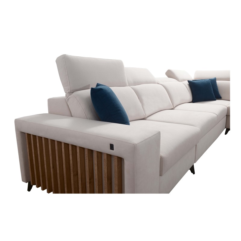 Alto XI Corner Sofa with Slats and Sleeping Function - Elegance and Functionality in One Alto XI Corner Sofa with Slats and Sleeping Function - Elegance and Functionality in One