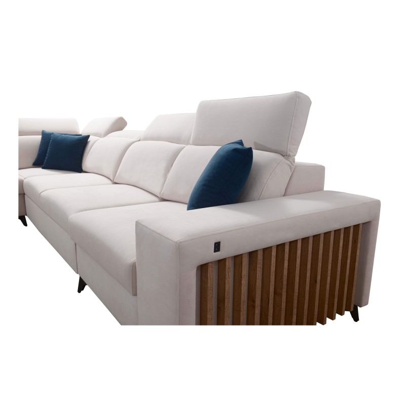 Alto XI Corner Sofa with Slats and Sleeping Function - Elegance and Functionality in One Alto XI Corner Sofa with Slats and Sleeping Function - Elegance and Functionality in One