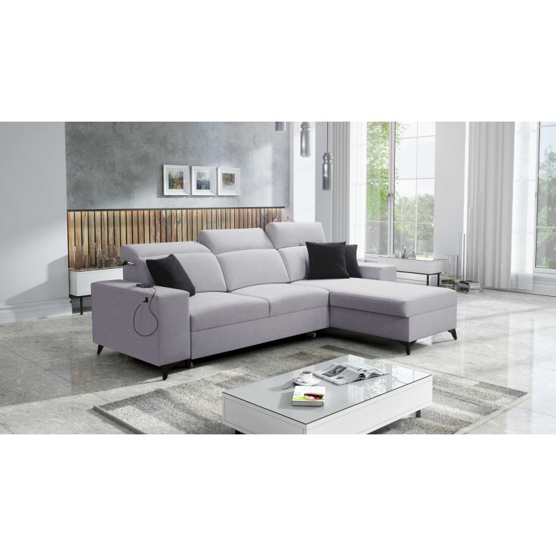 Esquina Alto I mix I con función de dormir y reposacabezas ajustables - Tejido, Sawana 84 Esquina Alto I mix I con función de dormir y reposacabezas ajustables - Tejido, Sawana 84