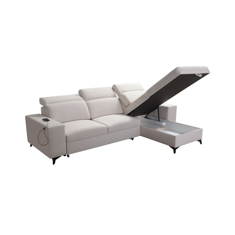 Alto I Corner Sofa Mix I with Sleeping Function and Adjustable Headrests - Weave, Sawana 96 Alto I Corner Sofa Mix I with Sleeping Function and Adjustable Headrests - Weave, Sawana 96