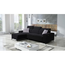 Alto I corner sofa mix I with a sleeping function and adjustable headrests - Plecionka, Sawana 14