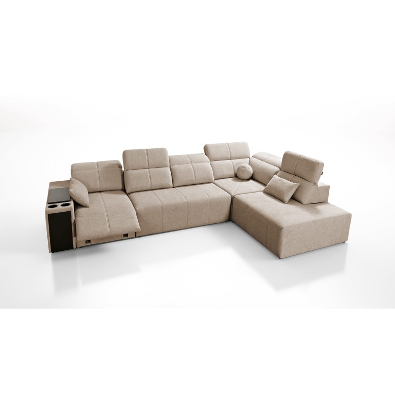 Elegantes Ecksofa 'Milano XI Mix' aus Webstoff, Verita 76 Elegantes Ecksofa 'Milano XI Mix' aus Webstoff, Verita 76