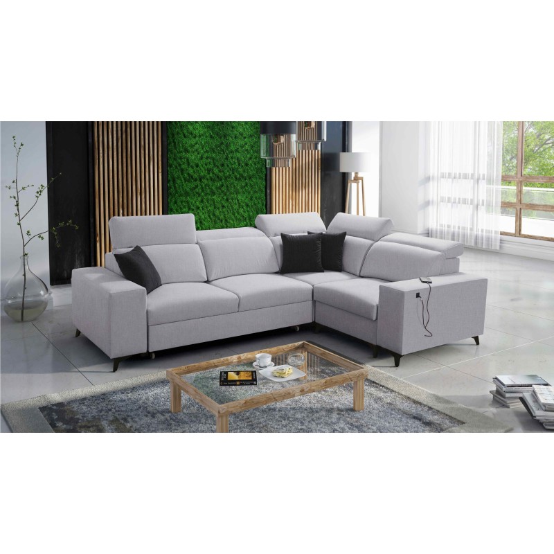 Alto II Mix Corner Sofa with Sleeping Function - Comfortable and Functional Furniture with Plecionka, Sawana 84 | Your Store Nam Alto II Mix Corner Sofa with Sleeping Function - Comfortable and Functional Furniture with Plecionka, Sawana 84 | Your Store Nam