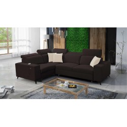 Alto II Mix Corner Sofa with Sleeping Function - Comfortable and Functional Furniture with Plecionka, Sawana 26 | Your Store Nam