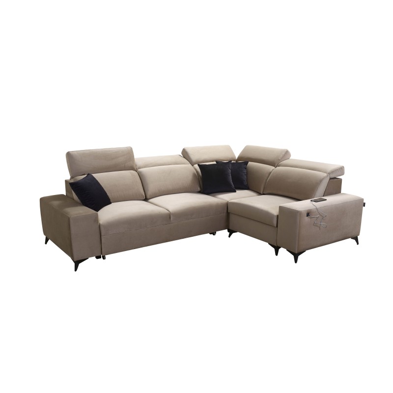 Alto II Mix Corner Sofa with Sleeping Function - Comfortable and Functional Furniture with Plecionka, Sawana 26 | Your Store Nam Alto II Mix Corner Sofa with Sleeping Function - Comfortable and Functional Furniture with Plecionka, Sawana 26 | Your Store Nam