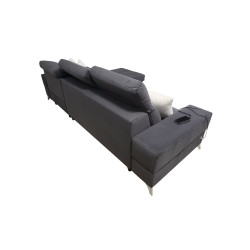Luxuriöses Ecksofa Porto I mit Schlaffunktion - Samt | Hydrophob, Casablanca 2314 Luxuriöses Ecksofa Porto I mit Schlaffunktion - Samt | Hydrophob, Casablanca 2314