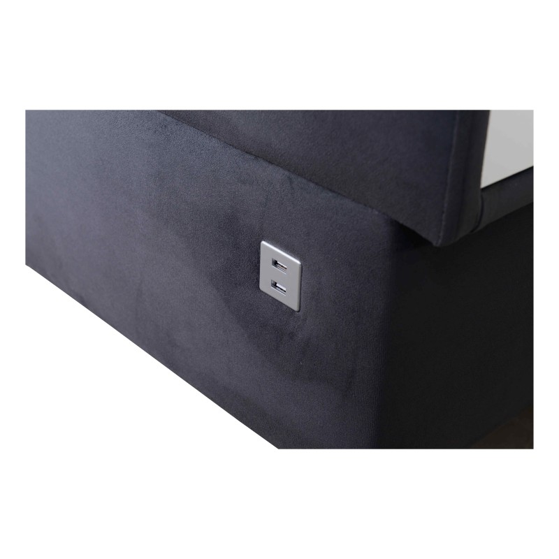 Luxuriöses Ecksofa Porto I mit Schlaffunktion - Samt | Hydrophob, Casablanca 2314 Luxuriöses Ecksofa Porto I mit Schlaffunktion - Samt | Hydrophob, Casablanca 2314