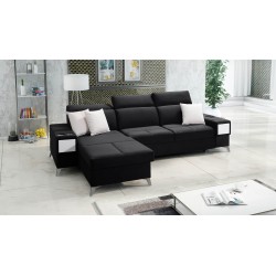 Luksusowy narożnik Porto I z funkcją spania - Welur | Hydrofobowa, Casablanca 2316