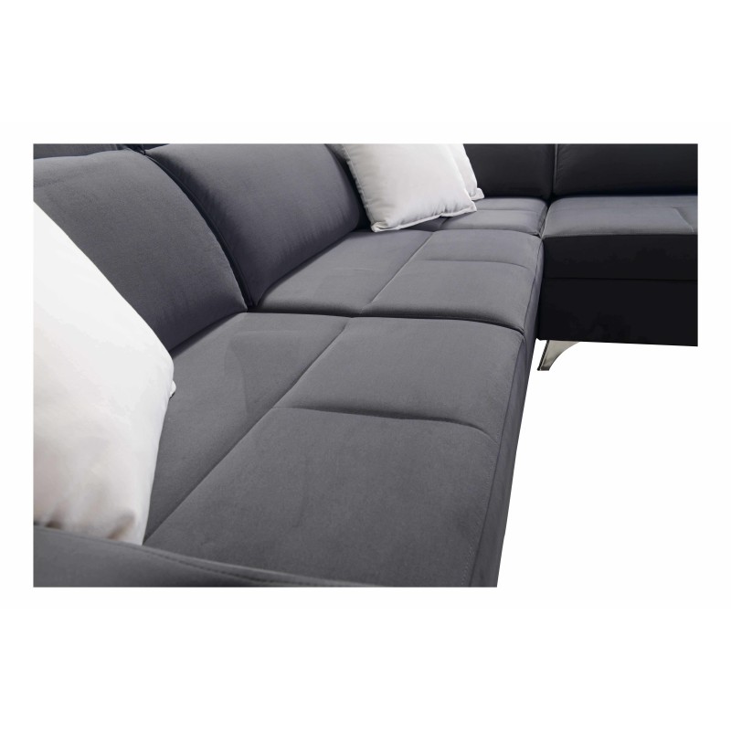 Ecksofa Porto II mit Schlaffunktion, ausziehbarer Schublade, USB-Anschluss - Velours | Wasserabweisend, Casablanca 2314 Ecksofa Porto II mit Schlaffunktion, ausziehbarer Schublade, USB-Anschluss - Velours | Wasserabweisend, Casablanca 2314