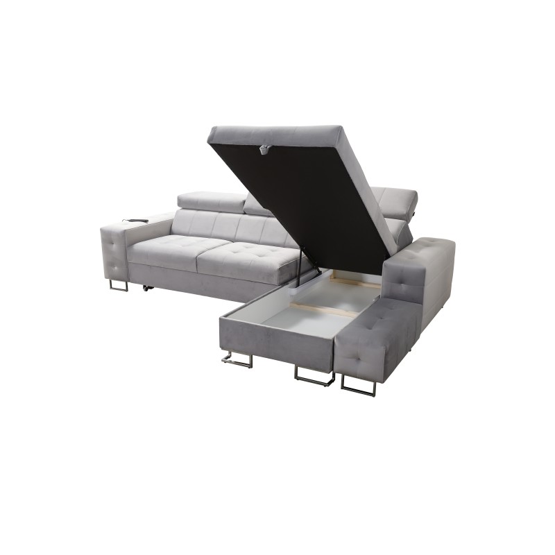 Fusion I Ecksofa mit Schlaffunktion, verstellbaren Kopfstützen und USB-Anschluss | Fusion Möbel Fusion I Ecksofa mit Schlaffunktion, verstellbaren Kopfstützen und USB-Anschluss | Fusion Möbel