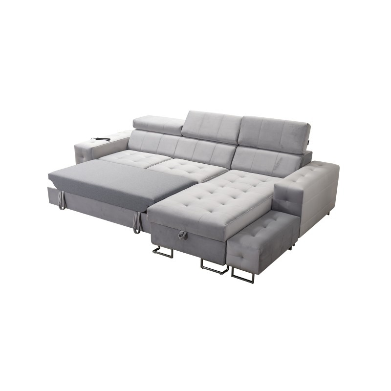 Fusion I Ecksofa mit Schlaffunktion, verstellbaren Kopfstützen und USB-Anschluss | Fusion Möbel Fusion I Ecksofa mit Schlaffunktion, verstellbaren Kopfstützen und USB-Anschluss | Fusion Möbel