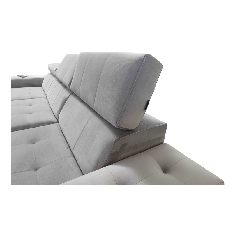 Fusion I Ecksofa mit Schlaffunktion, verstellbaren Kopfstützen und USB-Anschluss | Fusion Möbel Fusion I Ecksofa mit Schlaffunktion, verstellbaren Kopfstützen und USB-Anschluss | Fusion Möbel