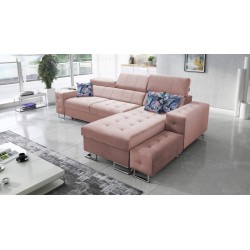 Fusion I corner sofa with a sleeping function, adjustable headrests, and a USB port | Fusion Furniture