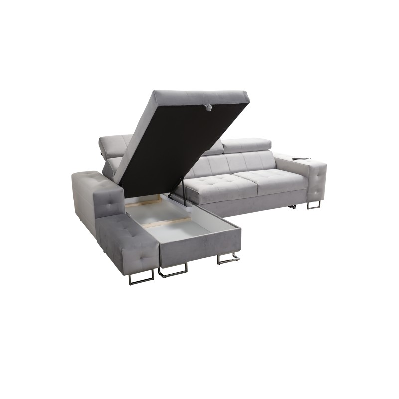 Fusion I Ecksofa mit Schlaffunktion, verstellbaren Kopfstützen und USB-Anschluss | Fusion Möbel Fusion I Ecksofa mit Schlaffunktion, verstellbaren Kopfstützen und USB-Anschluss | Fusion Möbel
