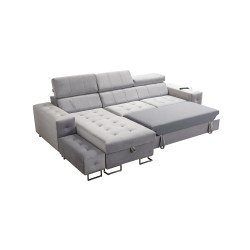 Fusion I Ecksofa mit Schlaffunktion, verstellbaren Kopfstützen und USB-Anschluss | Fusion Möbel Fusion I Ecksofa mit Schlaffunktion, verstellbaren Kopfstützen und USB-Anschluss | Fusion Möbel
