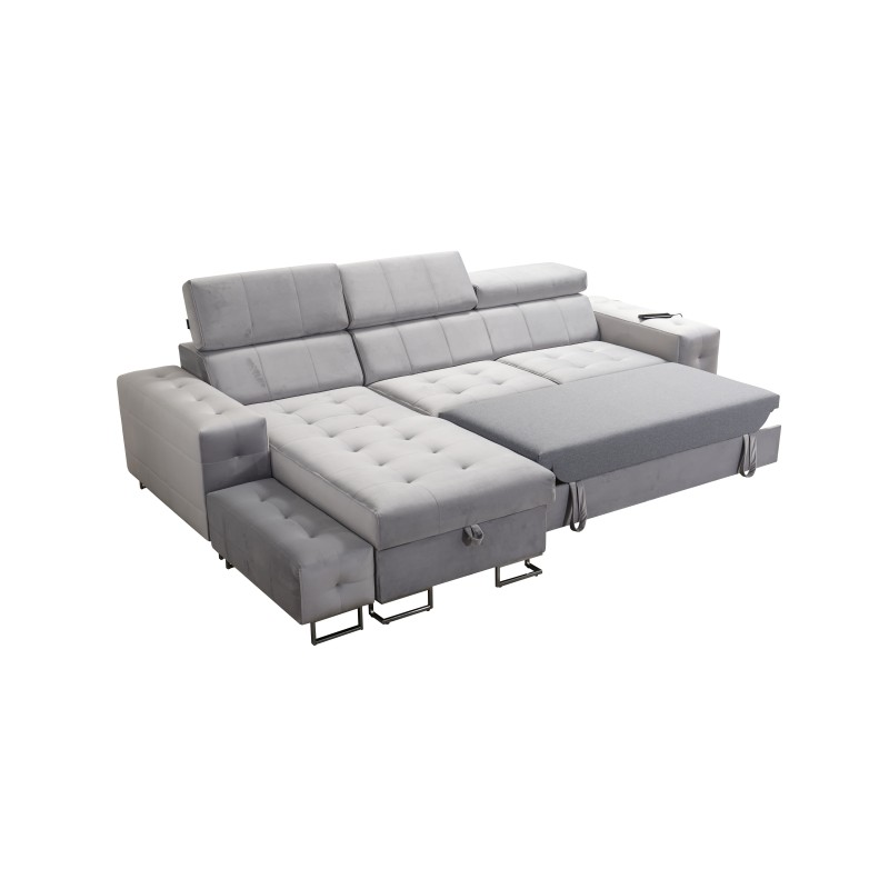 Fusion I Ecksofa mit Schlaffunktion, verstellbaren Kopfstützen und USB-Anschluss | Fusion Möbel Fusion I Ecksofa mit Schlaffunktion, verstellbaren Kopfstützen und USB-Anschluss | Fusion Möbel