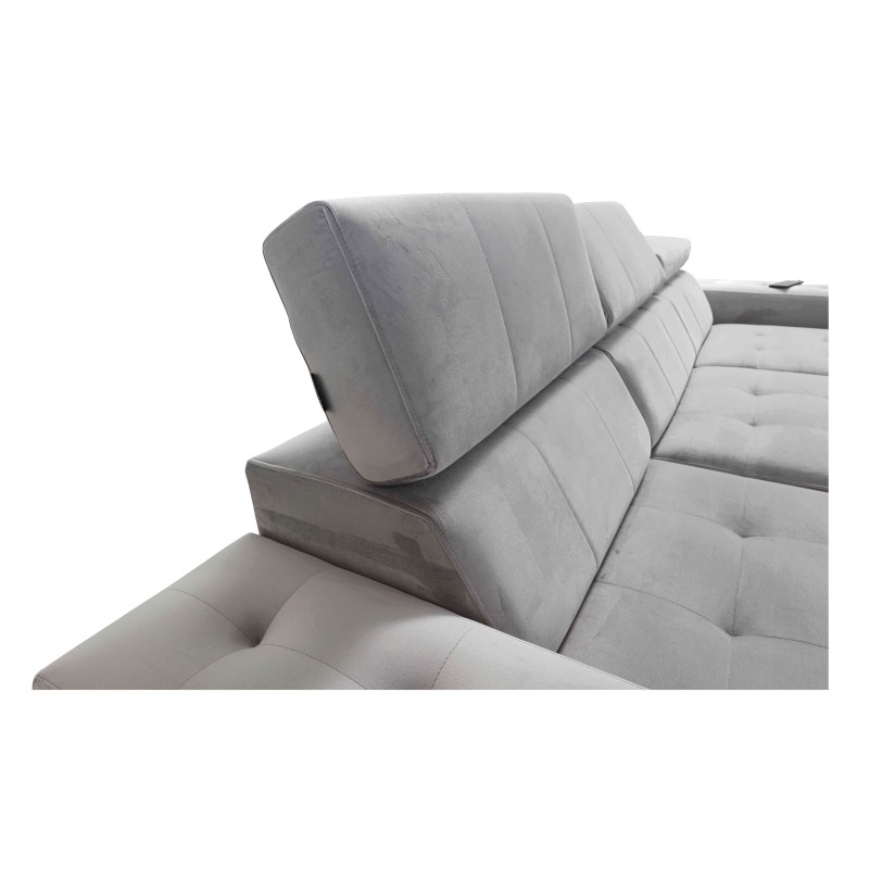 Fusion I Ecksofa mit Schlaffunktion, verstellbaren Kopfstützen und USB-Anschluss | Fusion Möbel Fusion I Ecksofa mit Schlaffunktion, verstellbaren Kopfstützen und USB-Anschluss | Fusion Möbel
