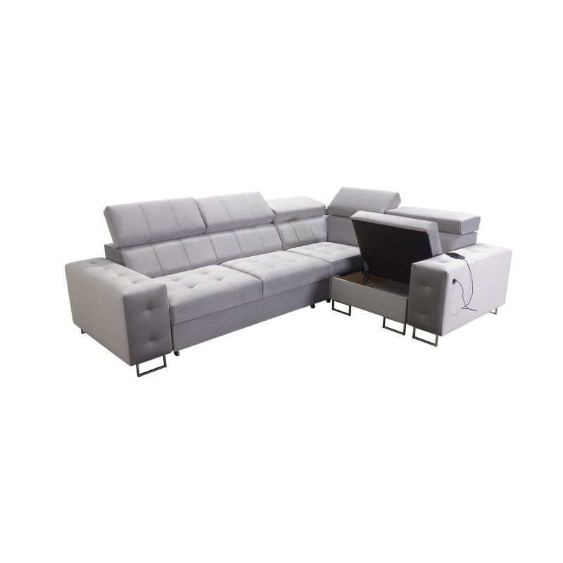 Ecksofa Fusion II mit Schlaffunktion im Stoff Velours | Hydrophob, Magic Velvet 2264 | Das ideale Möbelstück für Ihr Wohnzimmer Ecksofa Fusion II mit Schlaffunktion im Stoff Velours | Hydrophob, Magic Velvet 2264 | Das ideale Möbelstück für Ihr Wohnzimmer