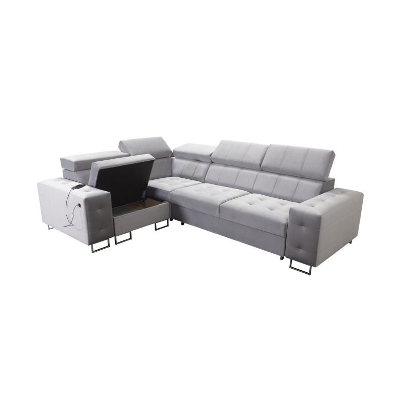 Ecksofa Fusion II mit Schlaffunktion im Stoff Velours | Hydrophob, Magic Velvet 2264 | Das ideale Möbelstück für Ihr Wohnzimmer Ecksofa Fusion II mit Schlaffunktion im Stoff Velours | Hydrophob, Magic Velvet 2264 | Das ideale Möbelstück für Ihr Wohnzimmer