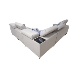 Narożnik Fusion III pikowane siedzisko, funkcja spania oraz regulowane siedzisko tkanina Magic Velvet 2264 Narożnik Fusion III pikowane siedzisko, funkcja spania oraz regulowane siedzisko tkanina Magic Velvet 2264