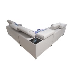 Narożnik Fusion III pikowane siedzisko, funkcja spania oraz regulowane siedzisko tkanina Magic Velvet 2221 Narożnik Fusion III pikowane siedzisko, funkcja spania oraz regulowane siedzisko tkanina Magic Velvet 2221