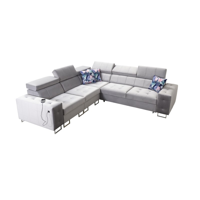 Narożnik Fusion III pikowane siedzisko, funkcja spania oraz regulowane siedzisko tkanina Magic Velvet 2299 Narożnik Fusion III pikowane siedzisko, funkcja spania oraz regulowane siedzisko tkanina Magic Velvet 2299