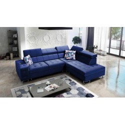 Corner Sofa Fusion VII with Sleeping Function and Adjustable Headrests | [Your Company]