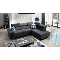 Corner Sofa Fusion VII with Sleeping Function and Adjustable Headrests | [Your Company]
