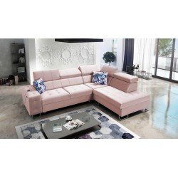 Corner Sofa Fusion VII with Sleeping Function and Adjustable Headrests | [Your Company]