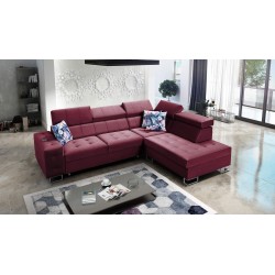 Corner Sofa Fusion VII with Sleeping Function and Adjustable Headrests | [Your Company]