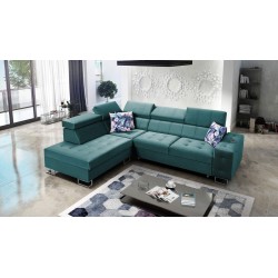 Corner Sofa Fusion VII with Sleeping Function and Adjustable Headrests | [Your Company]