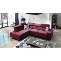 Corner Sofa Fusion VII with Sleeping Function and Adjustable Headrests | [Your Company]