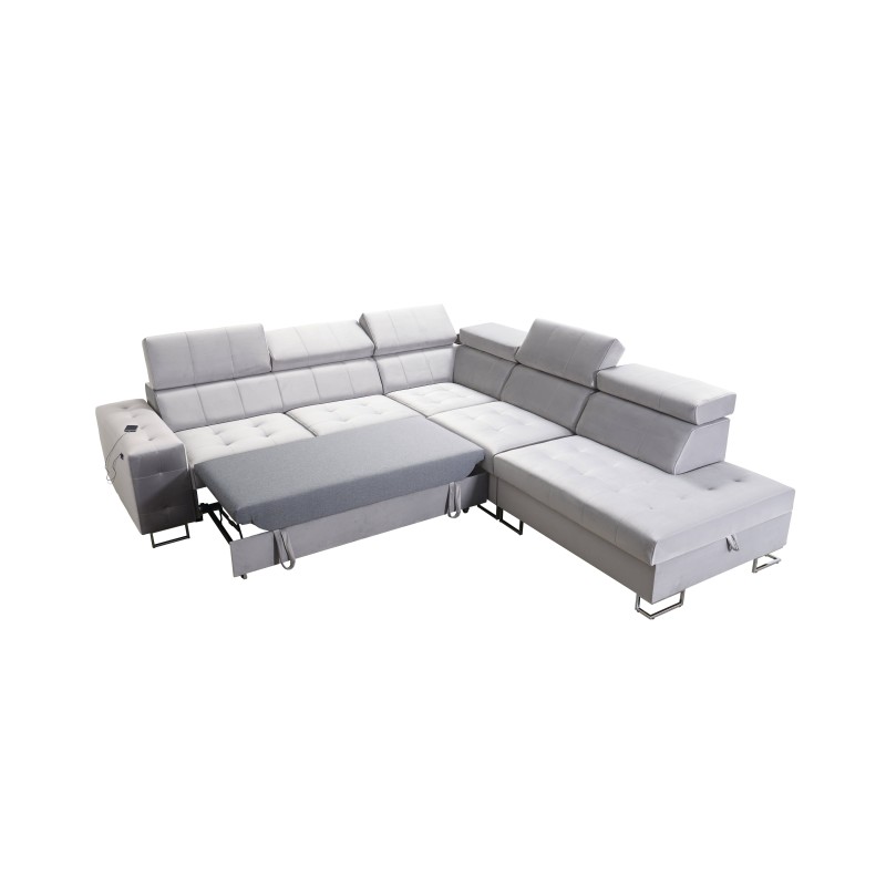 **Meta Title:** Fusion IX Corner Sofa - Quilted Seat, Sleeping Function - Velvet Material | Hydrophobic, Magic Velvet 2216 **Meta Title:** Fusion IX Corner Sofa - Quilted Seat, Sleeping Function - Velvet Material | Hydrophobic, Magic Velvet 2216