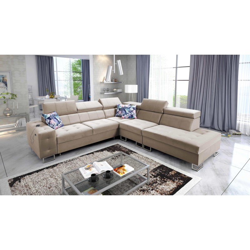bMeta Title:/b Fusion IX Corner Sofa - Quilted Seat, Sleep Function - Velvet Material | Hydrophobic, Magic Velvet 2282 bMeta Title:/b Fusion IX Corner Sofa - Quilted Seat, Sleep Function - Velvet Material | Hydrophobic, Magic Velvet 2282