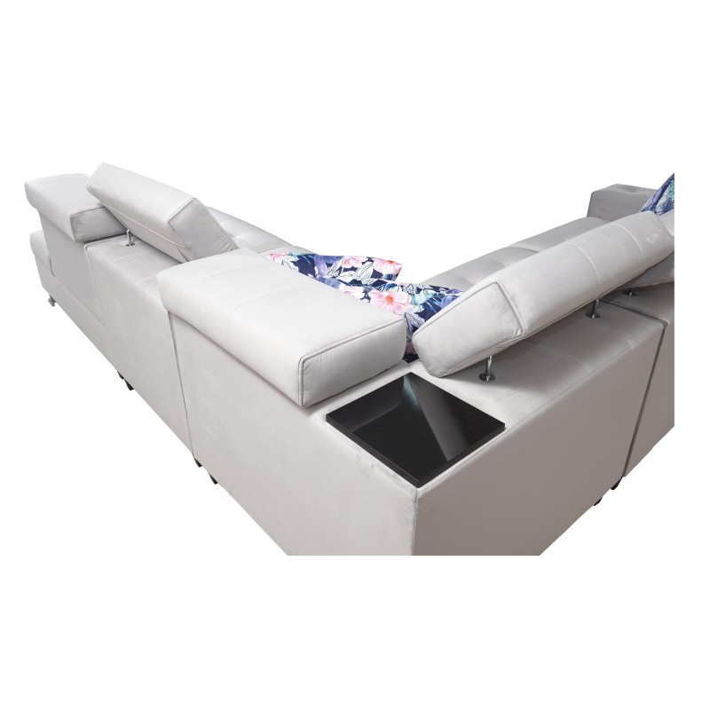 bMeta Title:/b Fusion IX Corner Sofa - Quilted Seat, Sleep Function - Velvet Material | Hydrophobic, Magic Velvet 2282 bMeta Title:/b Fusion IX Corner Sofa - Quilted Seat, Sleep Function - Velvet Material | Hydrophobic, Magic Velvet 2282