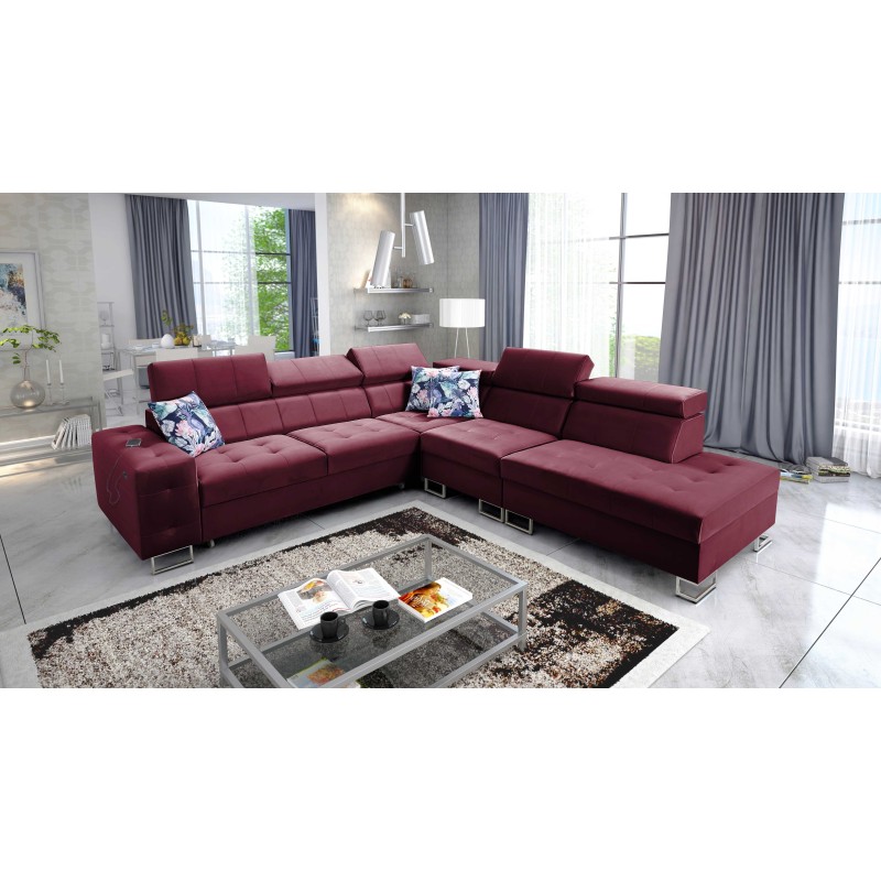 **Meta Title:** Fusion IX Corner Sofa - Quilted Seat, Sleeping Function - Velvet Fabric | Hydrophobic, Magic Velvet 2229 **Meta Title:** Fusion IX Corner Sofa - Quilted Seat, Sleeping Function - Velvet Fabric | Hydrophobic, Magic Velvet 2229