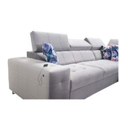 Narożnik Fusion IX pikowane siedzisko, funkcja spania oraz regulowane siedzisko tkanina Magic Velvet 2299 Narożnik Fusion IX pikowane siedzisko, funkcja spania oraz regulowane siedzisko tkanina Magic Velvet 2299