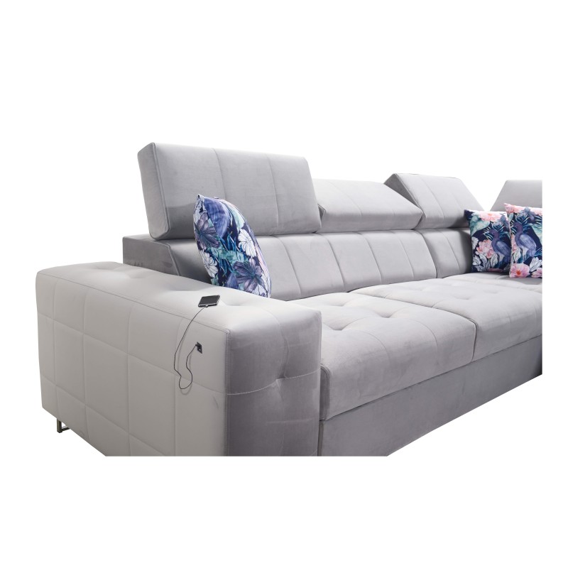 Narożnik Fusion IX pikowane siedzisko, funkcja spania oraz regulowane siedzisko tkanina Magic Velvet 2299 Narożnik Fusion IX pikowane siedzisko, funkcja spania oraz regulowane siedzisko tkanina Magic Velvet 2299