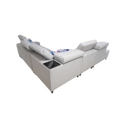 Narożnik Fusion IX pikowane siedzisko, funkcja spania oraz regulowane siedzisko tkanina Magic Velvet 2282 Narożnik Fusion IX pikowane siedzisko, funkcja spania oraz regulowane siedzisko tkanina Magic Velvet 2282