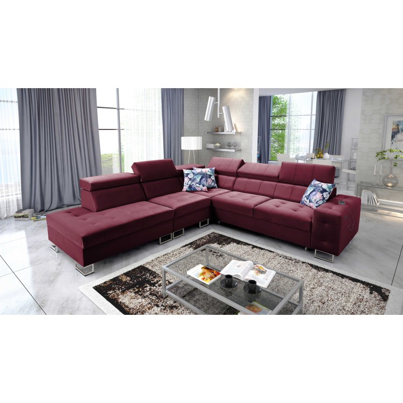 **Meta Title:** Fusion IX Corner Sofa - Quilted Seat, Sleeping Function - Velvet Fabric | Hydrophobic, Magic Velvet 2229 **Meta Title:** Fusion IX Corner Sofa - Quilted Seat, Sleeping Function - Velvet Fabric | Hydrophobic, Magic Velvet 2229