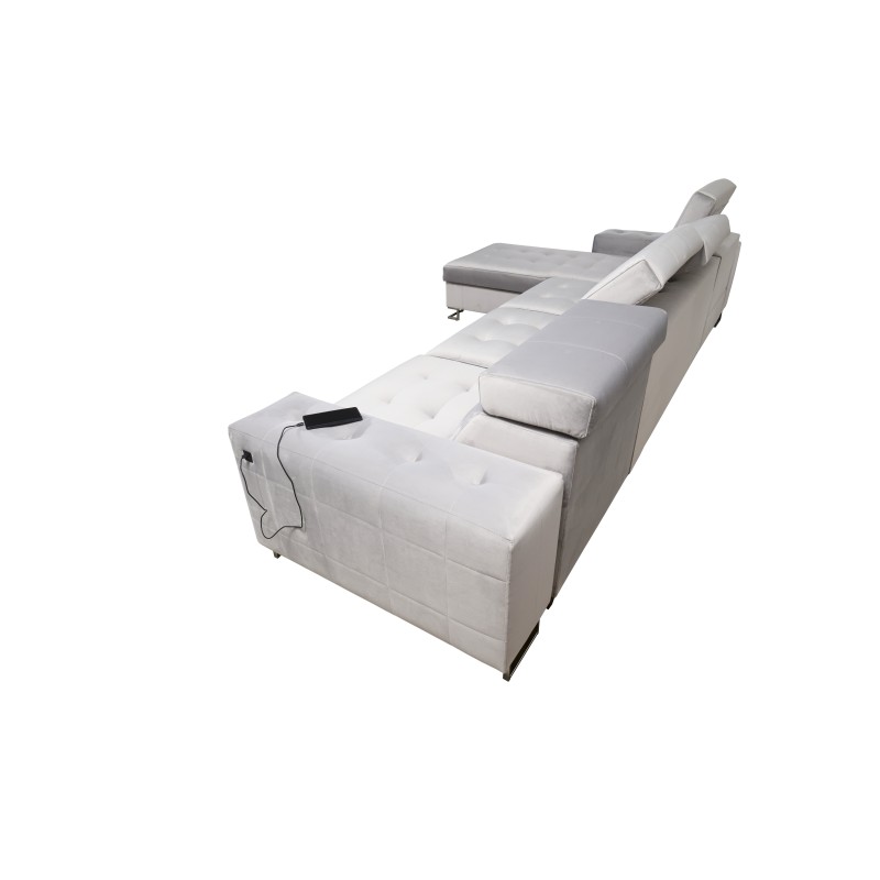 Fusion XI Ecksofa mit gestepptem Sitz | +Schlaffunktion | Samt | Hydrophob, Magic Velvet 2282 Fusion XI Ecksofa mit gestepptem Sitz | +Schlaffunktion | Samt | Hydrophob, Magic Velvet 2282