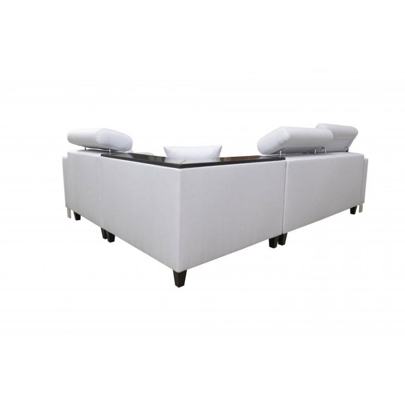 Sofá esquinero Magneto II con función de cama y contenedor para ropa de cama - Plecionka, Sawana 14 Sofá esquinero Magneto II con función de cama y contenedor para ropa de cama - Plecionka, Sawana 14