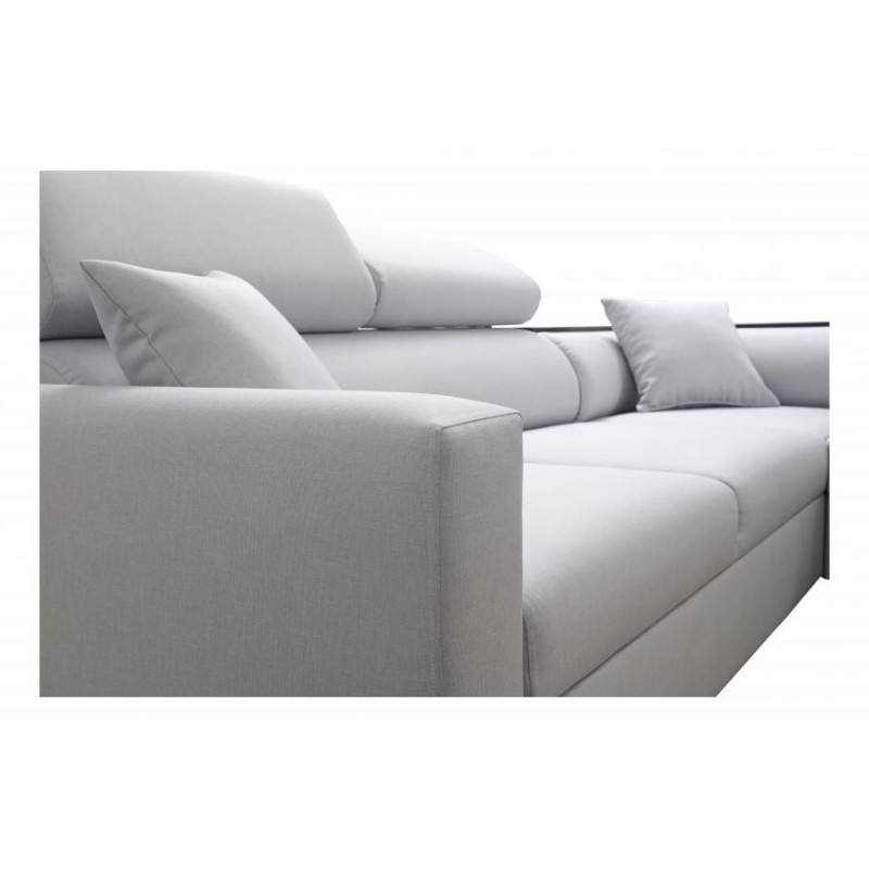 Sofá esquinero Magneto II con función de cama y contenedor para ropa de cama - Plecionka, Sawana 14 Sofá esquinero Magneto II con función de cama y contenedor para ropa de cama - Plecionka, Sawana 14