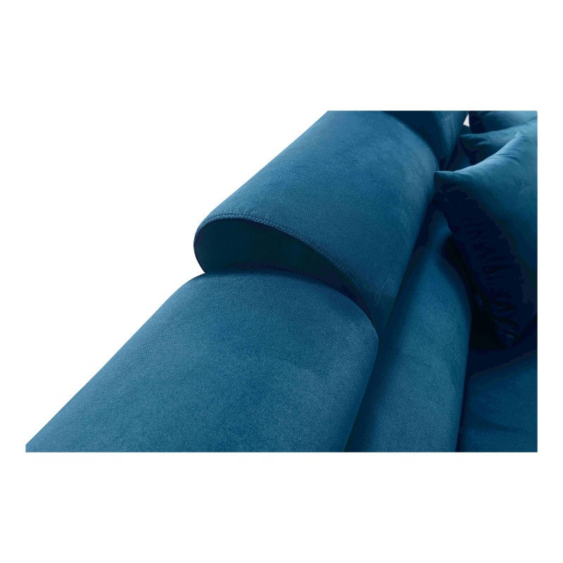 Luna I Maxi Corner Sofa in Plush, Kronos 9, with Sleeping Function and Bar - Modern Comfort Luna I Maxi Corner Sofa in Plush, Kronos 9, with Sleeping Function and Bar - Modern Comfort