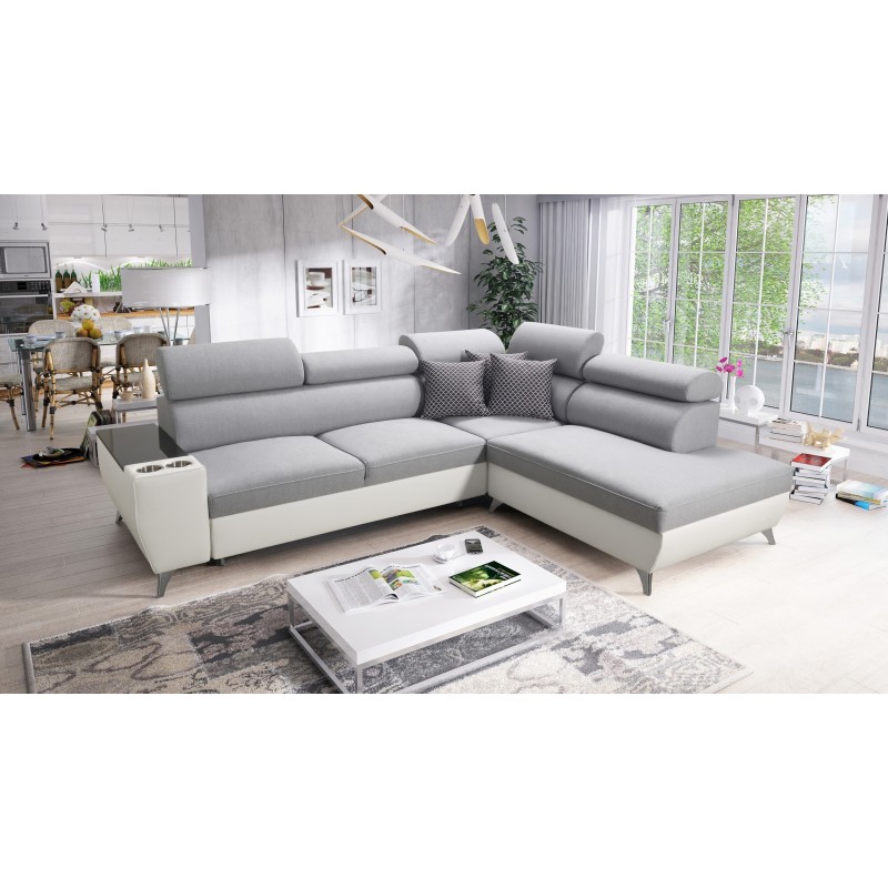 Luna VII Corner Sofa with Sleeping Function - Modernity and Comfort in One Luna VII Corner Sofa with Sleeping Function - Modernity and Comfort in One